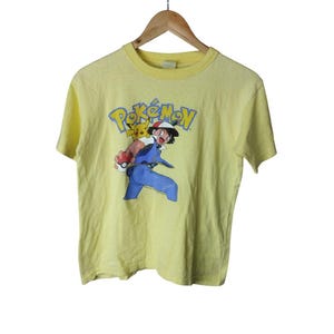 Vintage 2000 Pokemon Nintendo Pikachu Ash-T-shirt