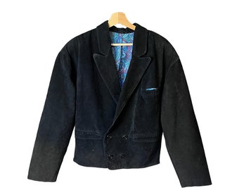 Vintage 90's black blazer with beautiful lining