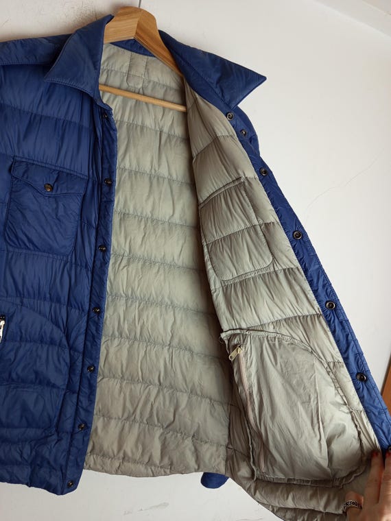 Montecore Packable Down Jacket Men S Blue Lightwe… - image 9