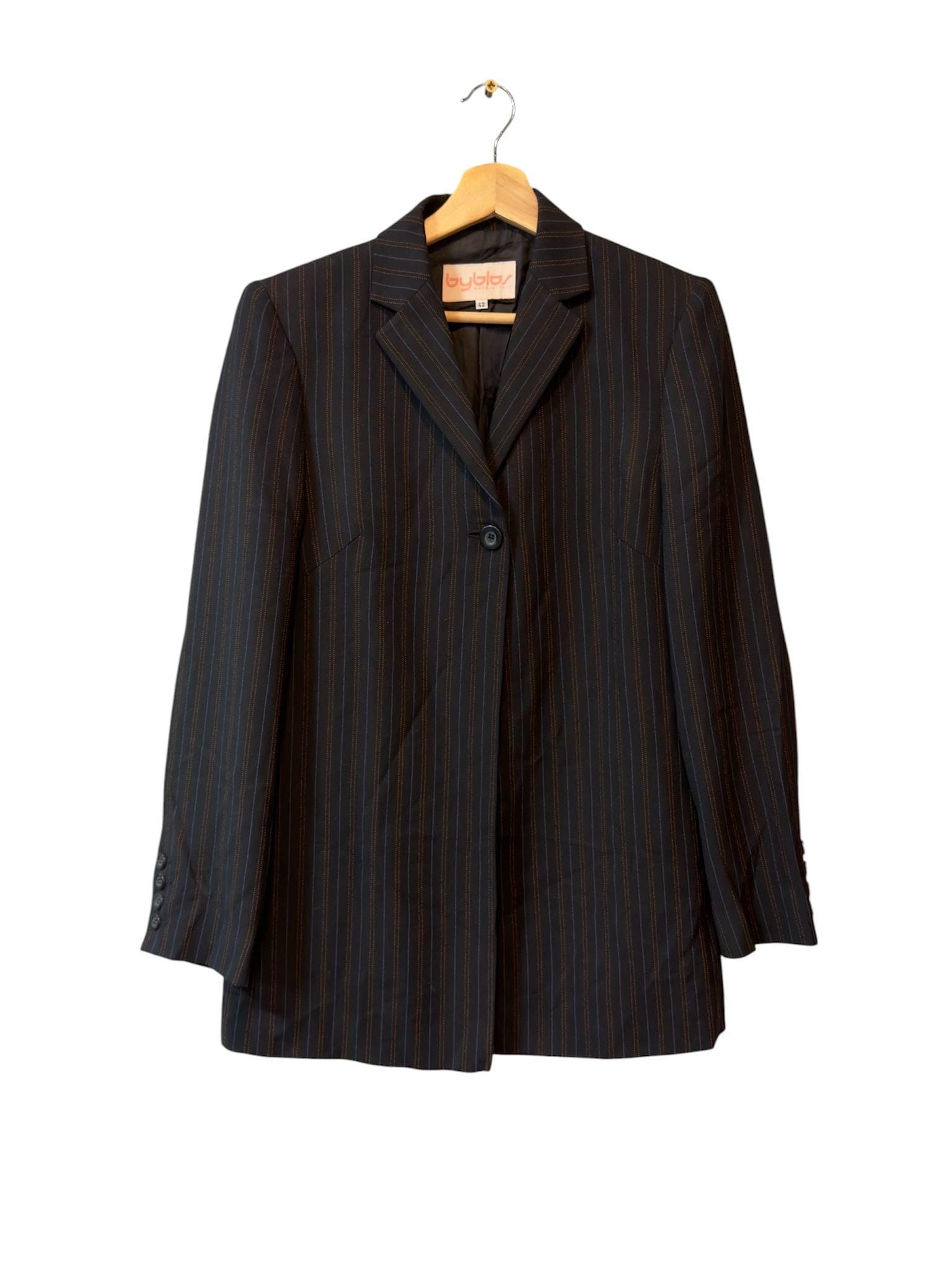 Byblos, Vintage 80s Byblos viscose and wool woman jacket