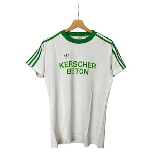 Vintage / 70&#39;s/80&#39;s / Adidas / #11 / template / Football / shirt / Made in West Germany / White/Green colour