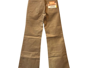 Vintage 60-tals Levi's deadstock NWT Big E 634 Bell Bottoms byxor