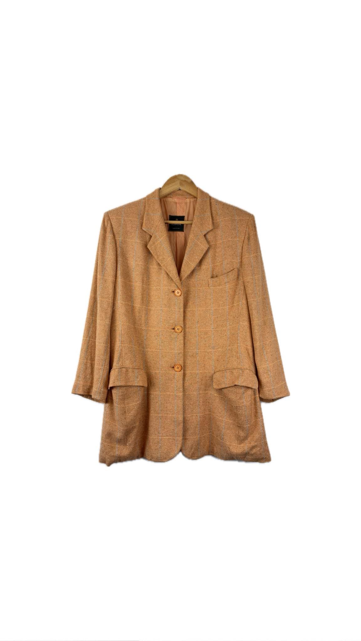 Isaia, Vintage 80s Isaia Women's silk blazer