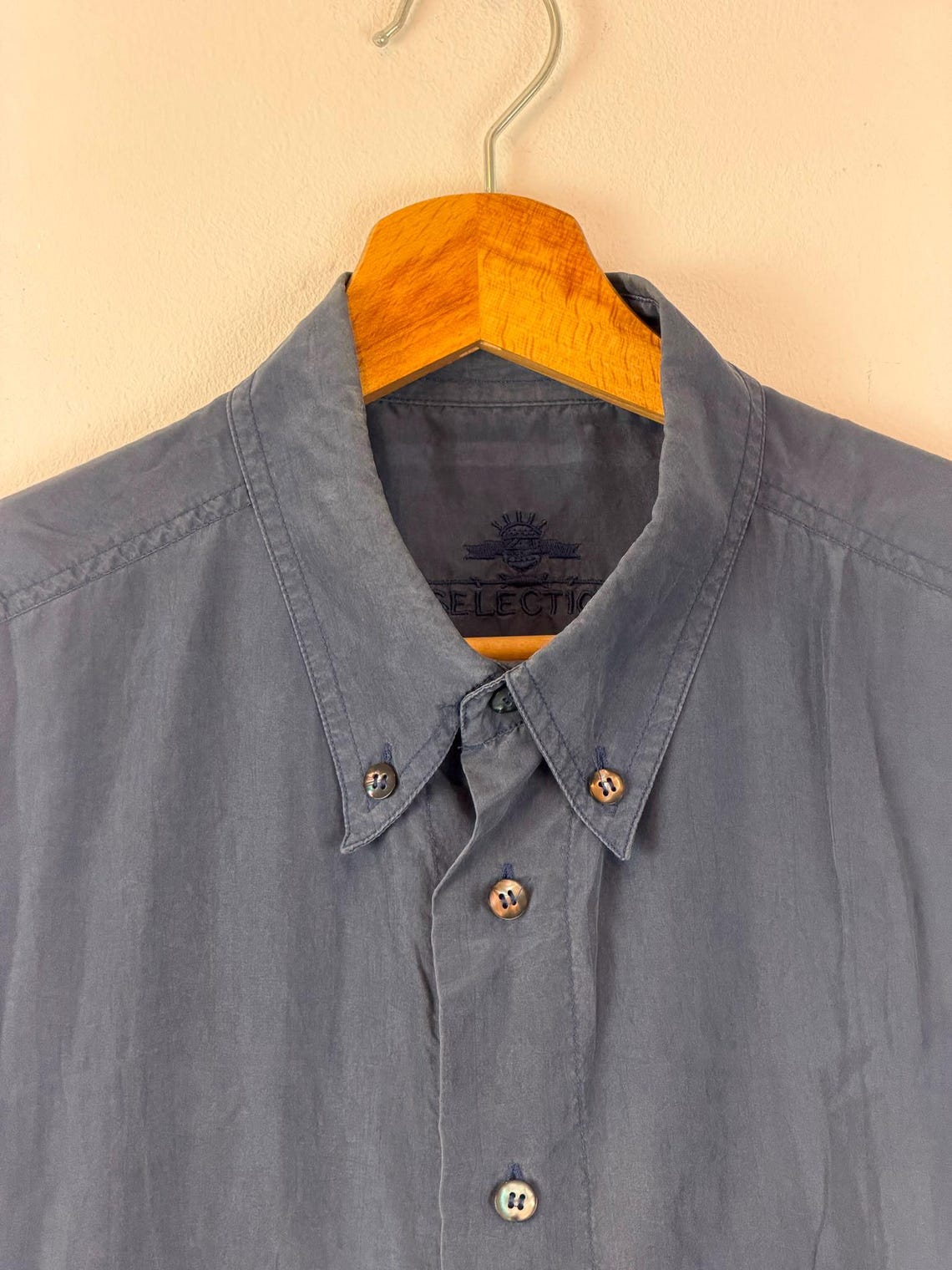 Vintage 90s Selection silk shirt, Foto 4 von 5