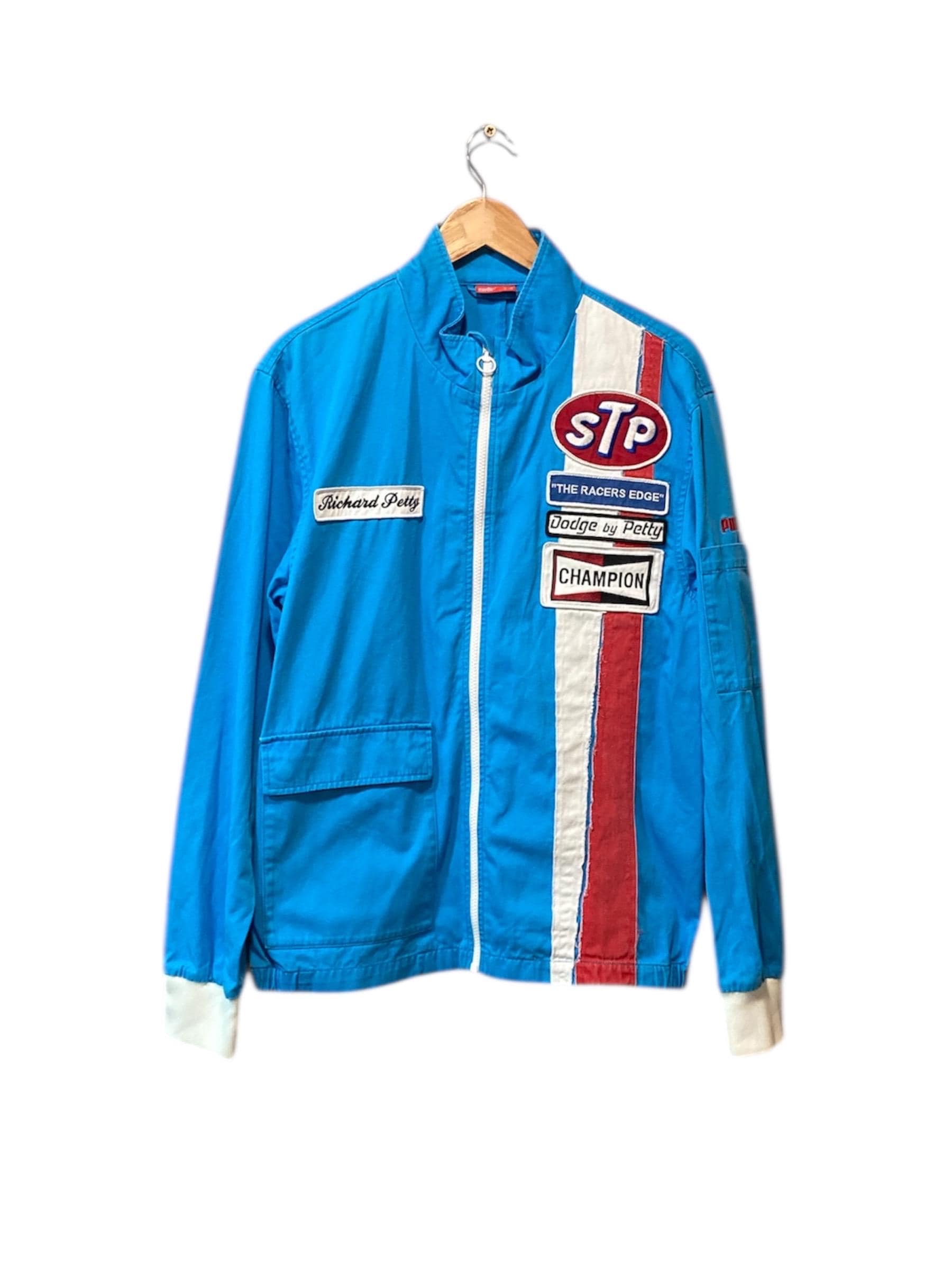 Puma x Richard Petty 　レースジャケット Vintage Puma Richard Petty Racing Jacket, Nascar Style (M) - Etsy
