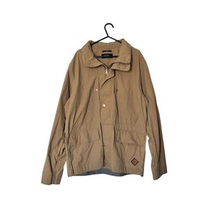 Paul Smith Jeans / jacket / Made in Vietnam / 100% polyamide / Beige colour / Zippered fastening / buttons / pockets