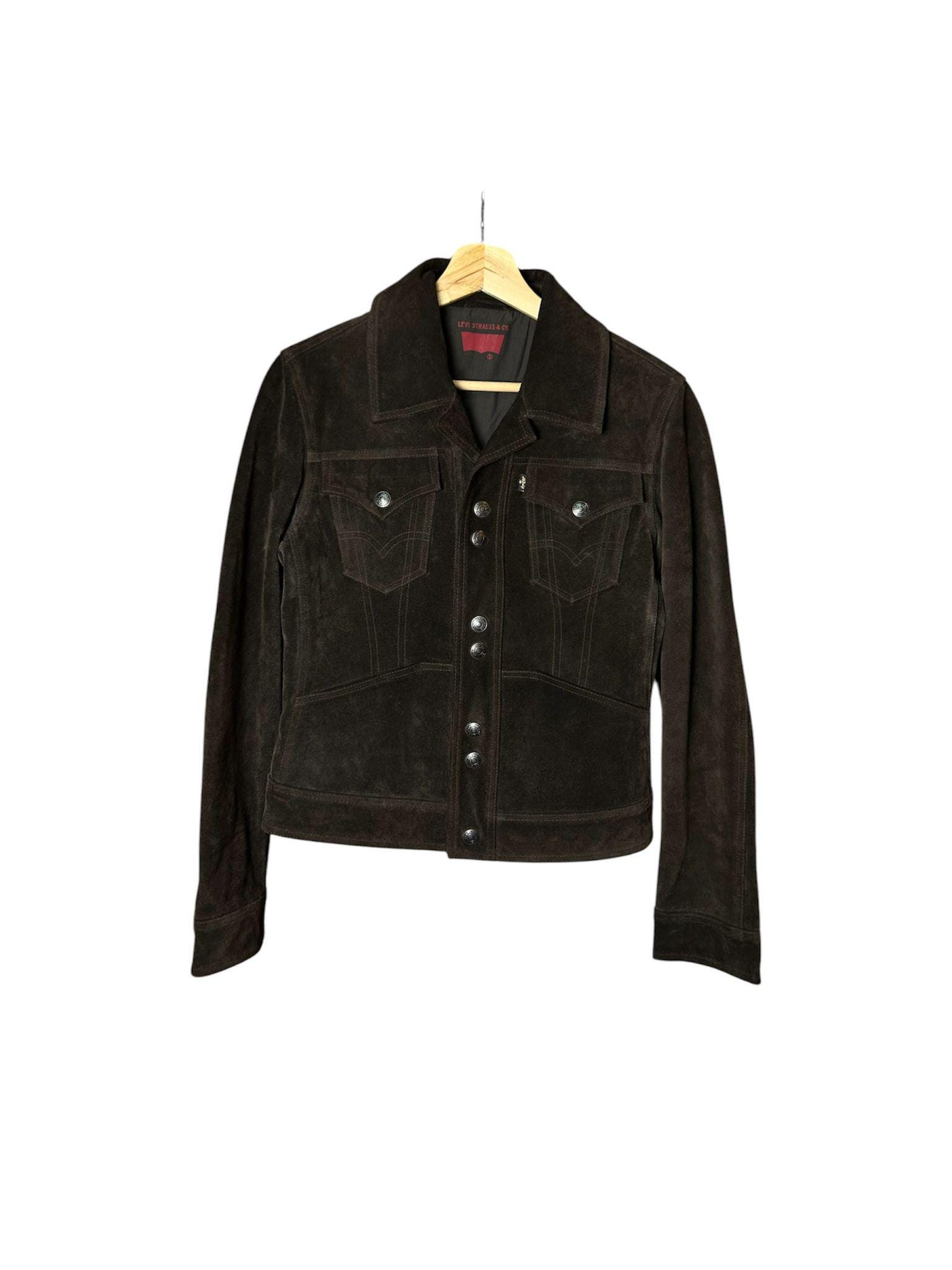 Levi Leather Jacket - Etsy