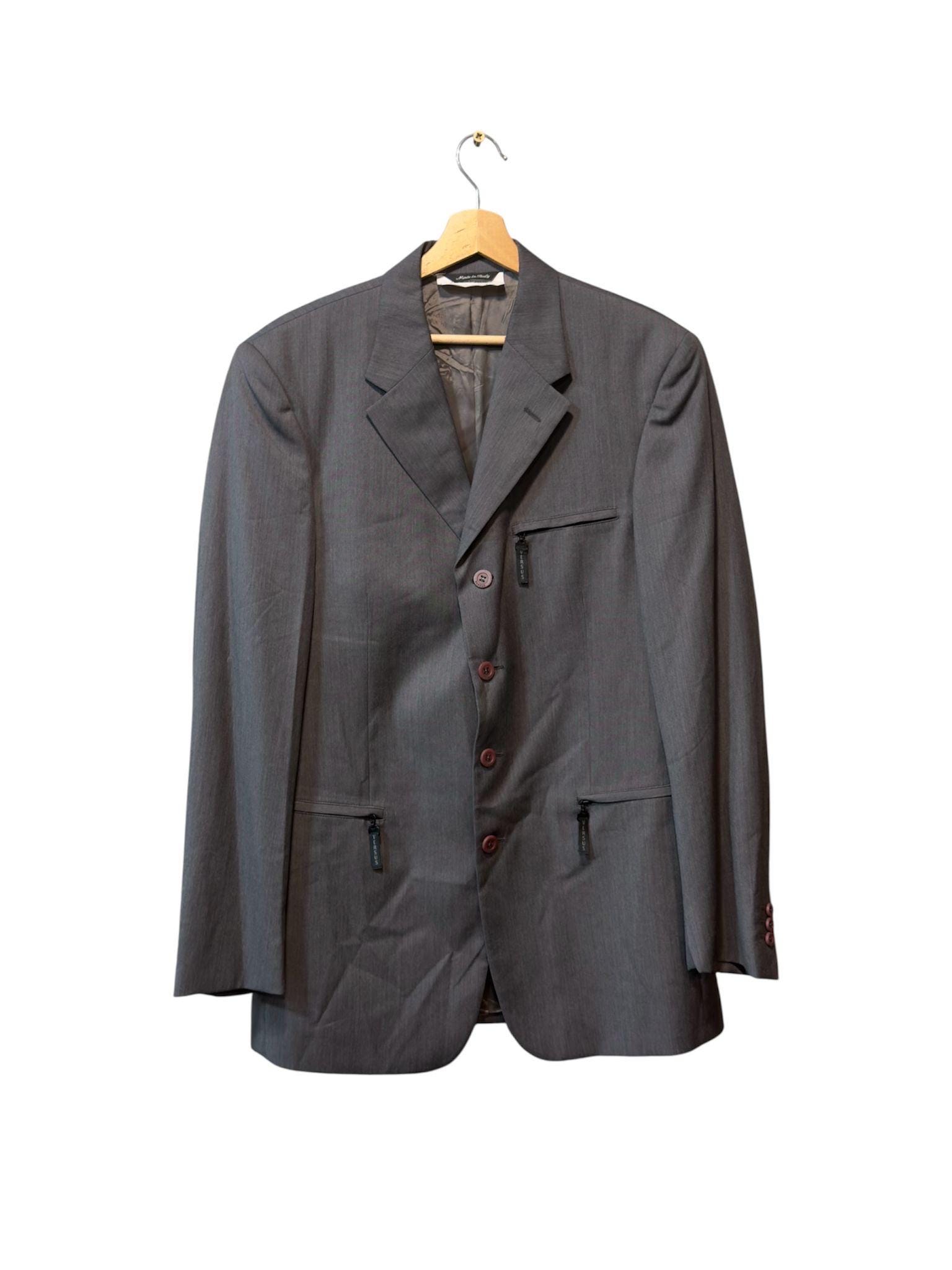 Versace, Vintage 90s Versace wool blazer L men