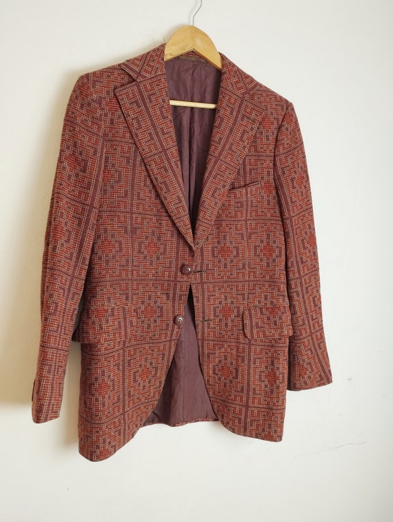 Amazing Vintage 70's custom made blazer - image 5