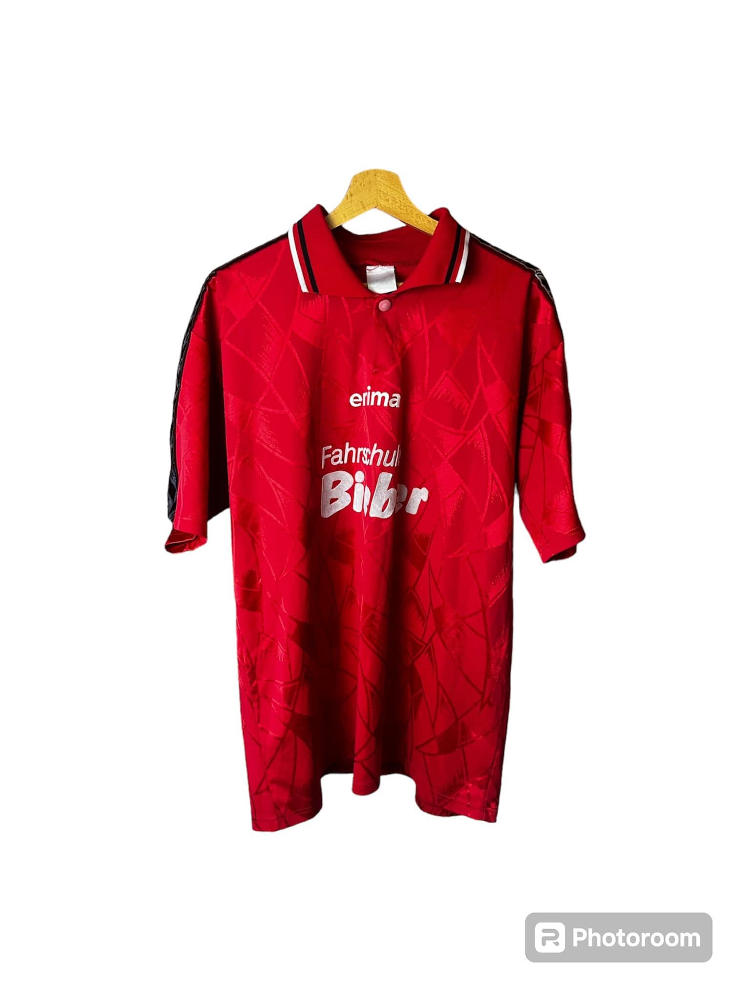 Maillot De Football ERIMA Vintage Années 90 Jaune Numéro 1 - Taille XXL Adulte