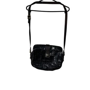 The bridge / very rare / vintage / Crossbody / leather bag / 100% leather / Dark brown