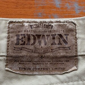 Vintage 90-tals Edwin-jeans tillverkade i Japan bild 10