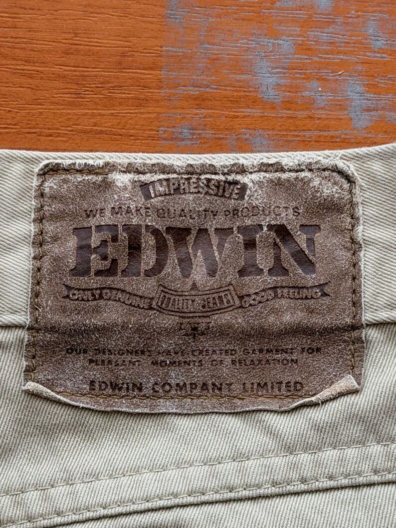 Vintage 90-tals Edwin-jeans tillverkade i Japan bild 10