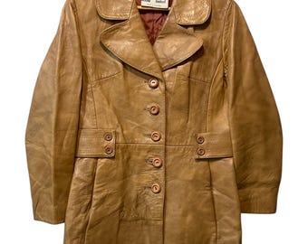 Vintage / 60's / Wildleder / Leathercraft / Limitiert / Leder / Mantel / England / braun