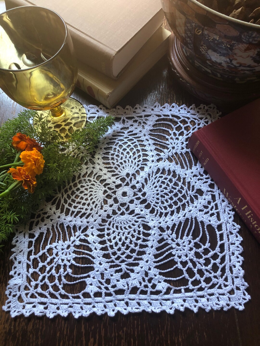 Fancy Doilies Handmade Bookmarks Etsy