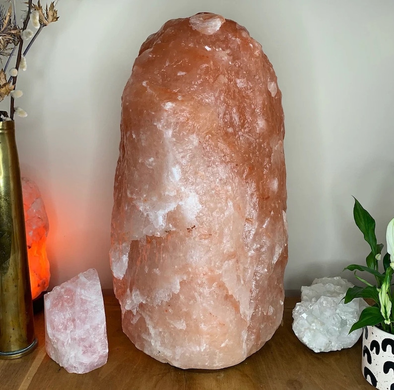 Extra Large Himalayan Salt Lamp Big Night Light Natural Warm Etsy