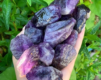 Amethyst Raw Rough Crystal Natural Healing Stone Crystals UK Gift Shop