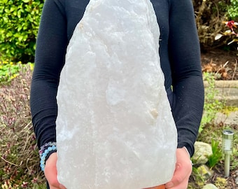 XL Giant White Himalayan Salt Lamp Natural Big Home Decor Extra Large Night Light Warm Lamps For Sale Crystal & Spiritual Decor