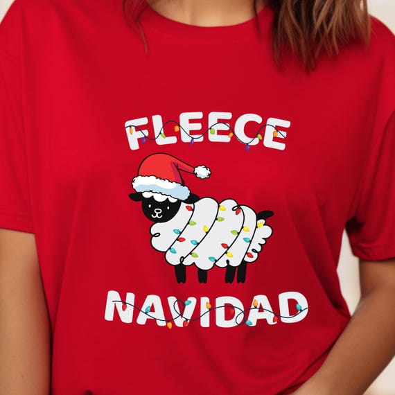 Camisa navideña de vellón, camisa Feliz Navidad, camisa con luces