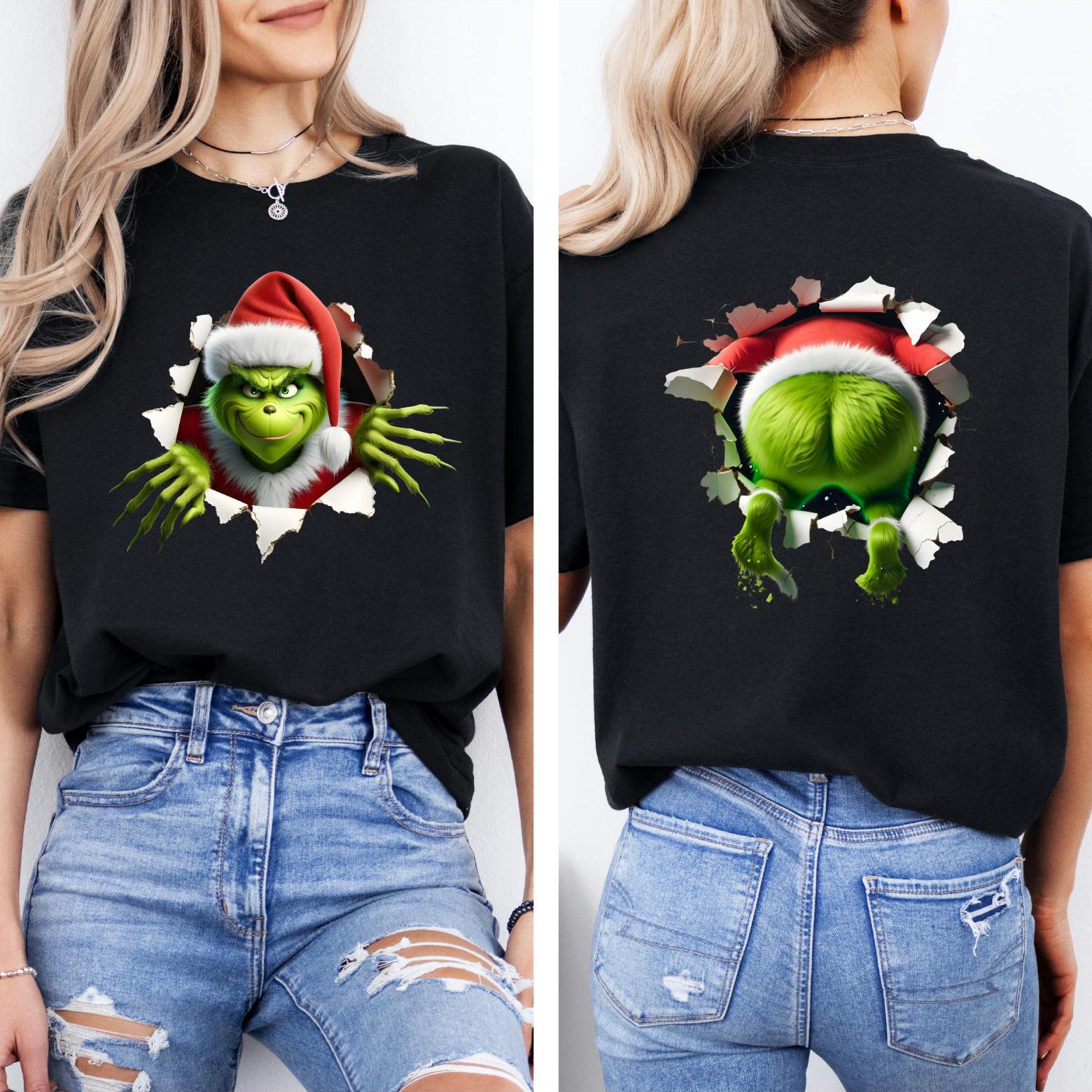 Grinch Short Sleeve Shirt - Etsy
