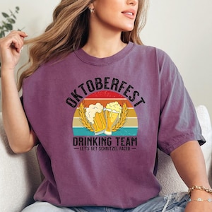 Oktoberfest Drinking Team Tshirt, Retro Oktoberfest 2024 T-Shirt, Prost Shirt, Retro Craft Beer Shirt, Beer Drinking Shirt,German Beer Shirt