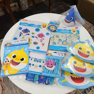 Baby shark party supplies