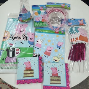 Peppa pig  party supplies