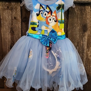 Bluey dress girls size small