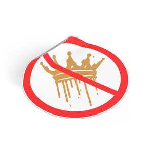 No Kings - 2&quot; Round Vinyl Stickers
