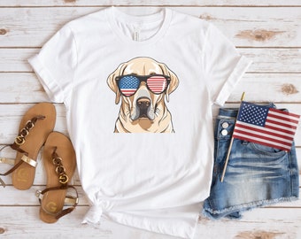 Patriotic Labrador Retriever American Flag Shirts Dog Gift Patriotic Labrador Retriever American Flag Shirts Dog Gift