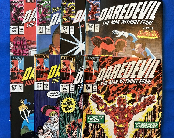 Com 252 Book Daredevil - Pick an Issue - 252 253 255 257 258 259 260 261 - Very Fine ...