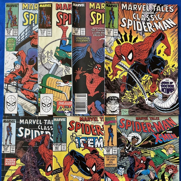 Marvel Tales starring Spider-Man - Pick an Issue - 210 214 220 223 226 227 235 - Comic Books - Fine Condition