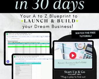 Business Launch Cost Calculator - Volume 2: Plug-n-Play Spreadsheet Toolkit