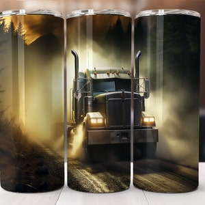 Semi Truck Tumbler Bundle (3), 20oz Tumbler PNG, Big Rig Sublimation Wrap, 18 Wheeler Design, Supernatural Tumbler Design, Digital Download