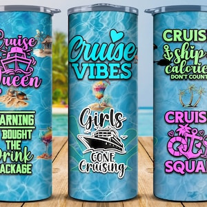 Cruise Tumbler Wrap, GIRLS CRUISE, Funny Quotes Custom Tumbler 20 oz, Sarcastic Custom Sublimation PNG, Vacation Tumbler, Digital Download