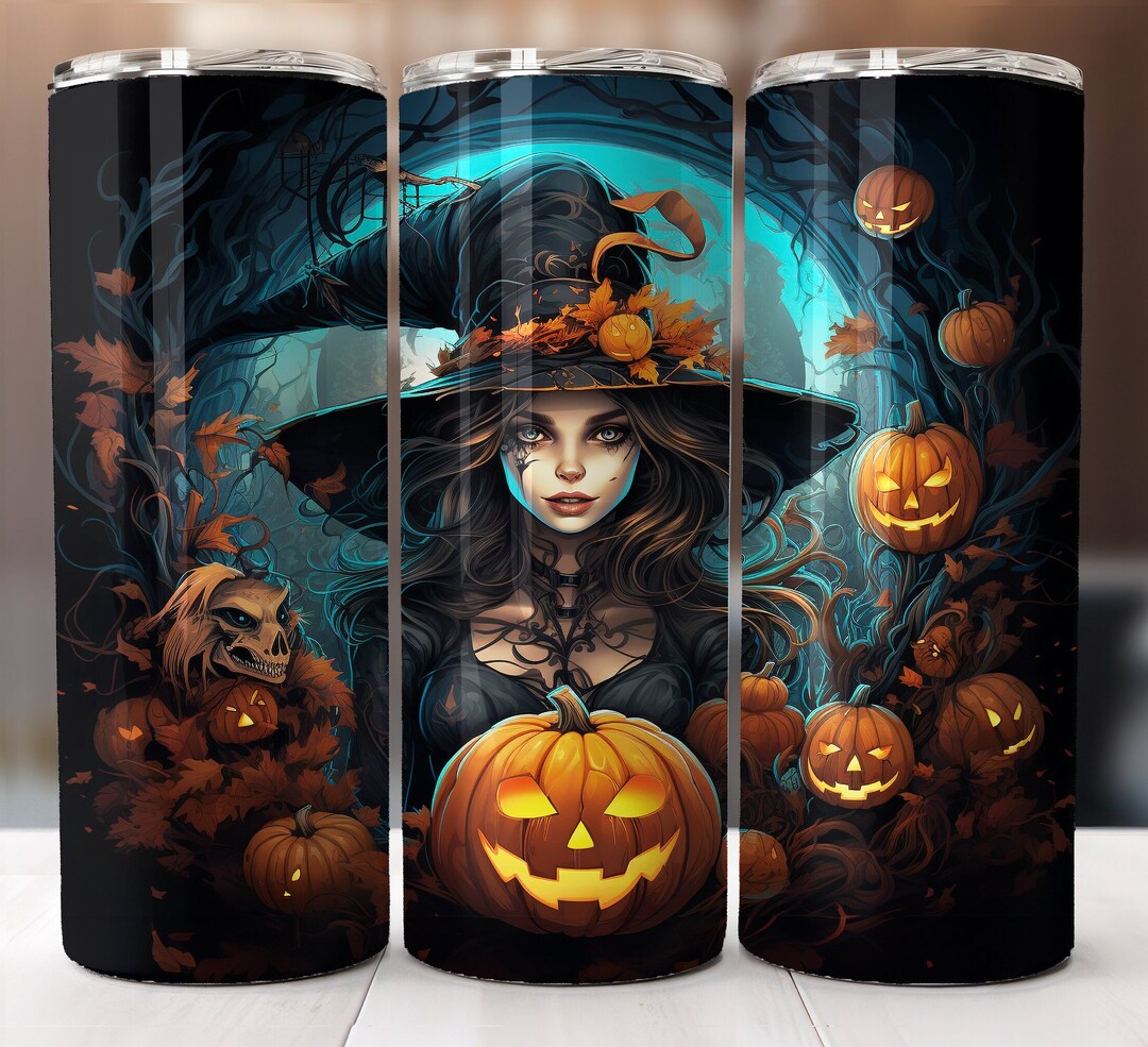 Halloween Witches Pumpkin Sublimation Design Spooky PNG Files for T ...