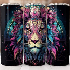 Zodiac Tumbler Bundle (4), LEO Zodiac Tumbler Wrap PNG, With and Without Zodiac Name, Custom Sublimation Design, Digital Download