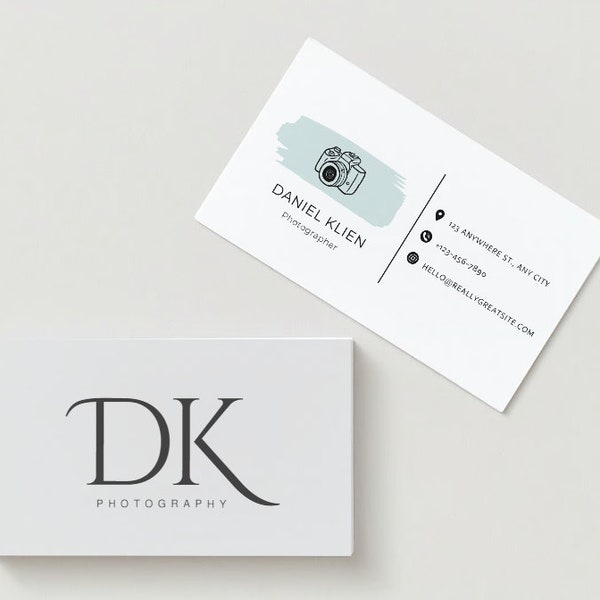 Customisable Photography Business Card Template