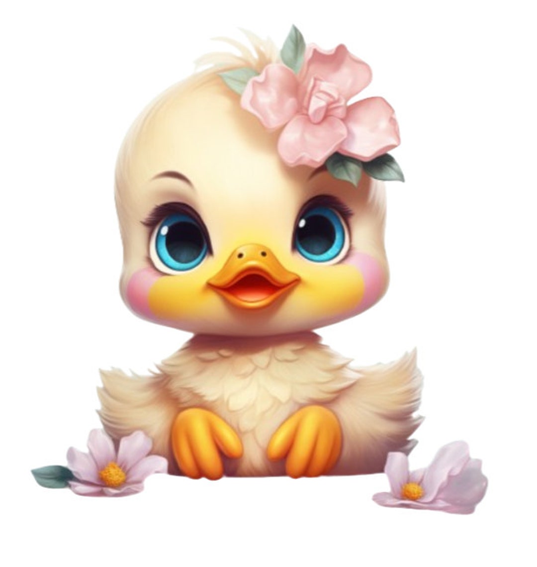 Duck Holographic Sticker - Etsy