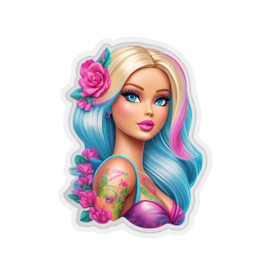 Barbie Stickers Barbie Movie Sticker Barbie Sticker Etsy