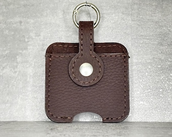 Leather keychain wallet/ card holder