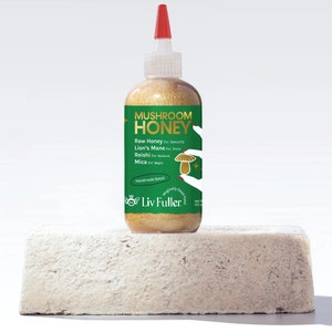 Sparkle Mushroom Honey with Adaptogens Lions Mane and Reishi