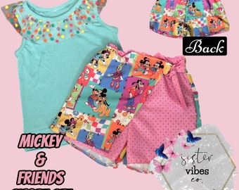 Ensemble jupe-short Micket & Friends