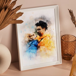 Pintura de retrato de mascota de acuarela, retrato de mascota personalizado, dibujo de retrato de gato de perro personalizado, regalo conmemorativo de mascotas, pérdida de mascotas, ilustración de mascotas
