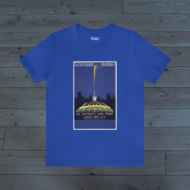 1939 Chicago Buckingham Fountain Tshirt, Chicago Tshirt, Chicago