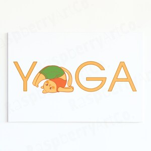 Yoga Cat Digital Image, Yoga SVG, Yoga PNG, Yoga Shirt, Printable Yoga Image, Gifts for Yogis, Funny Yoga Shirts, Cute Yoga Print