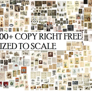 Printable Mini pictures (public domain/copy right free)