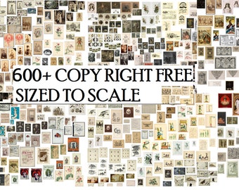 Printable Miniature Media (public domain/copy right free)