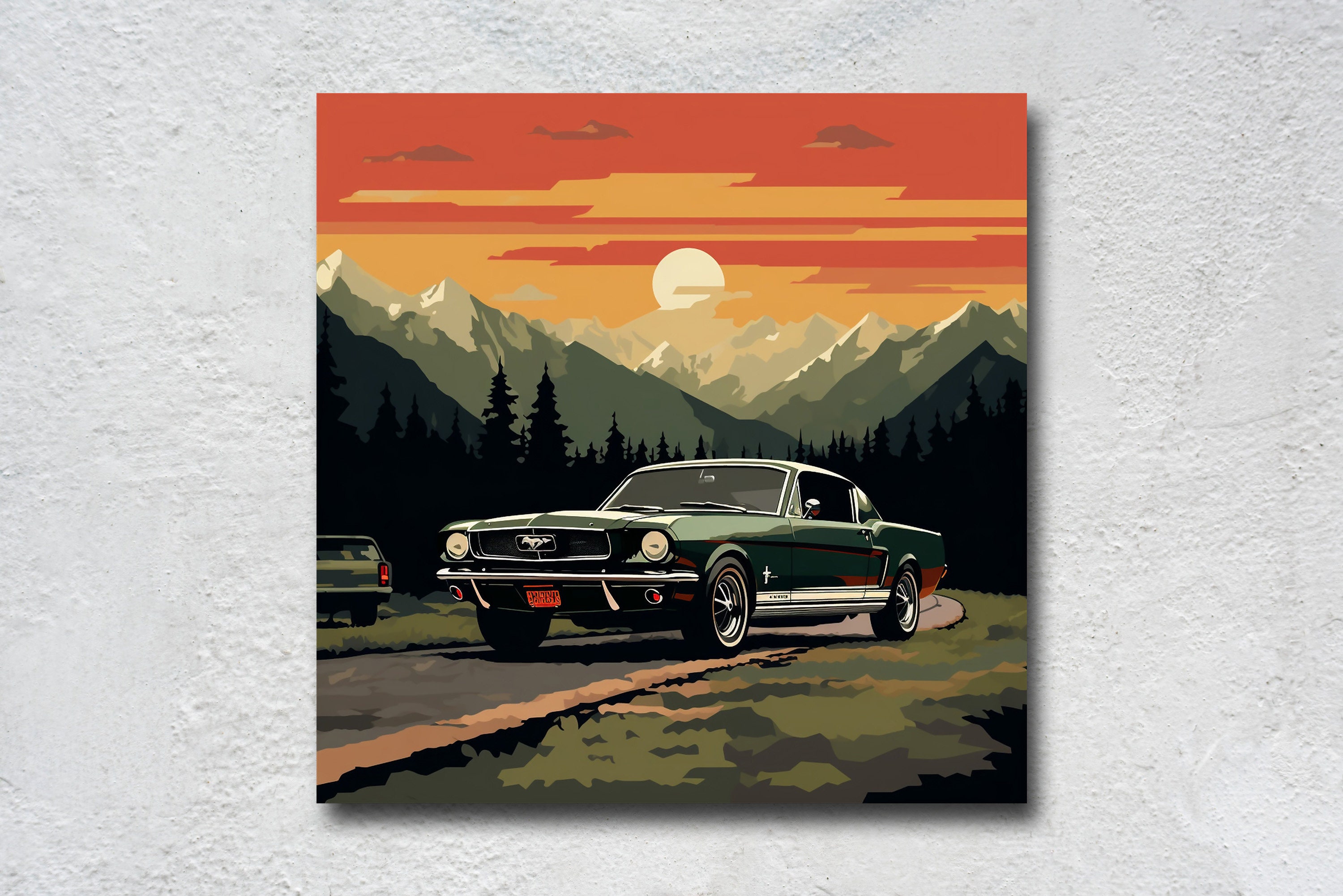 Mustang 1964 print