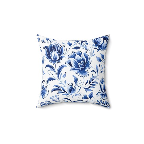Delft Blue Pillow Etsy